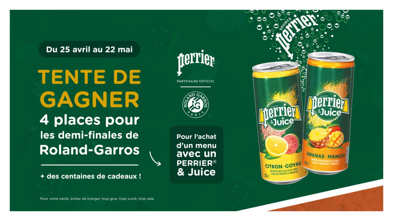 Gourde Perrier Roland Garros 2022 Joueur