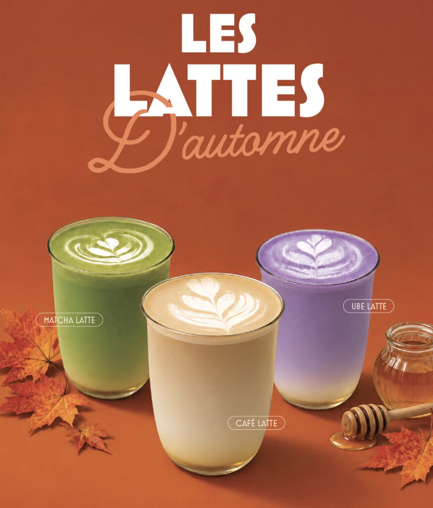 latte automne bagel corner erable miel